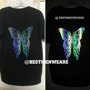 RAINBOW REFLECTIVE TSHIRT- BUTTERFLY
