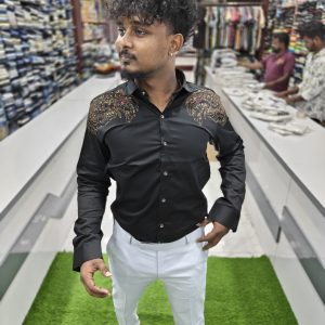 STONE PARTY WEAR SHIRT