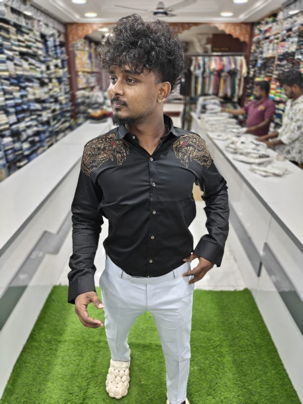 STONE PARTY WEAR SHIRT